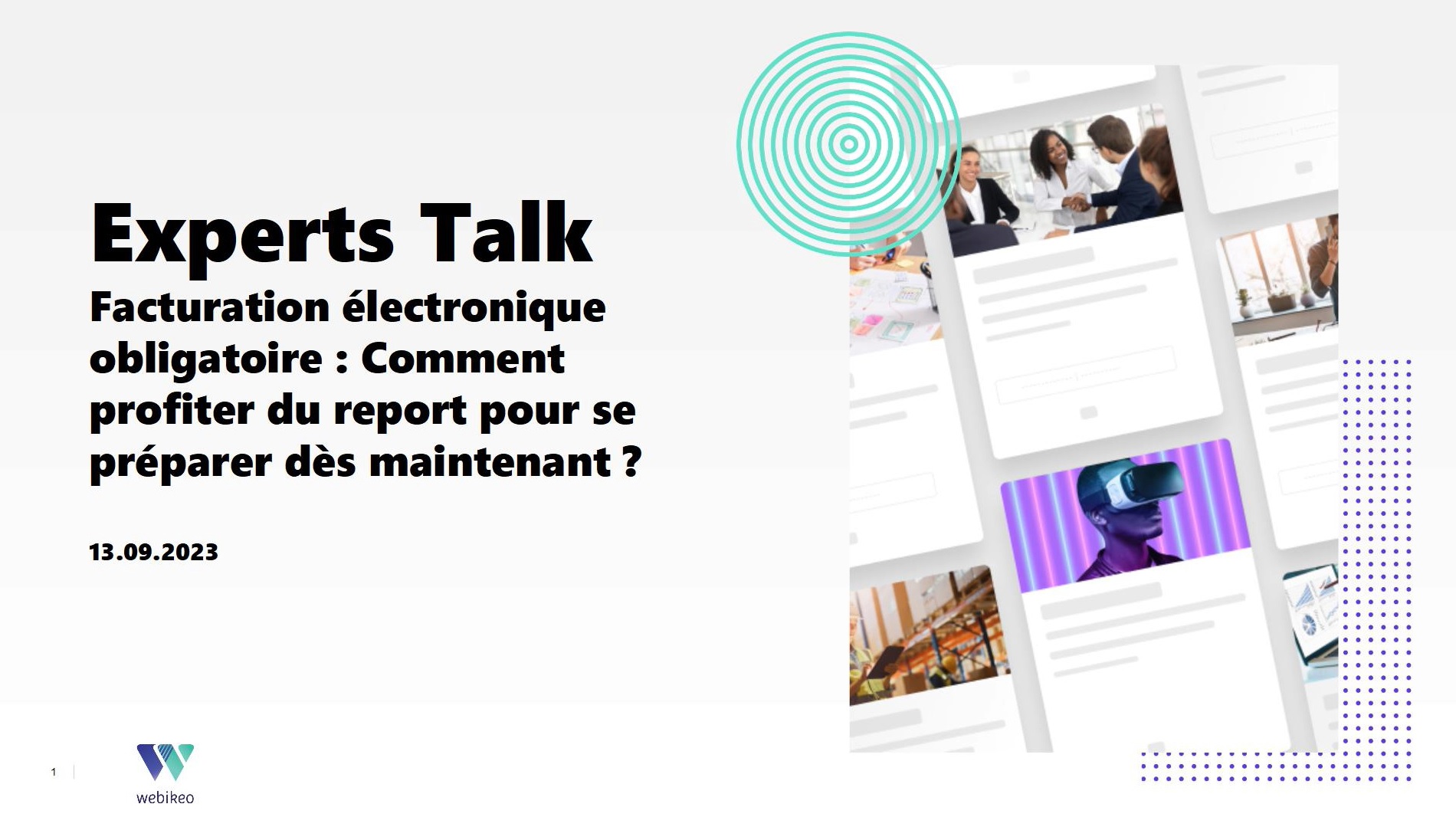 Table ronde Facture électronique : êtes-vous prêts?