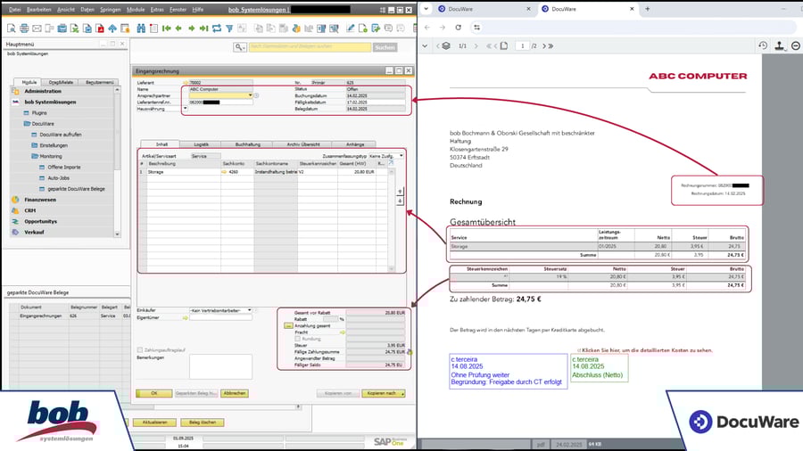 SAP Business One DocuWare Integration